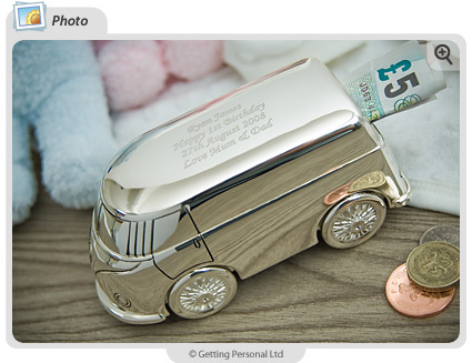 VW Camper Van Money Box